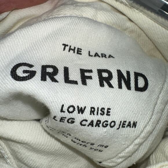 GRLFRND Lara Cargo Jean Desert Days SIZE 28 Camo Slouchy Low Rise Baggy $295 NEW - Picture 11 of 12